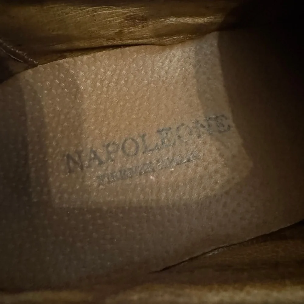 Napoleone Black Leather Cap Toe Derby Dress Shoes Lace Up Professional Mens 12